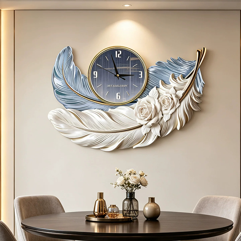 Resin Art Clock - Orologio da Parete di Lusso con