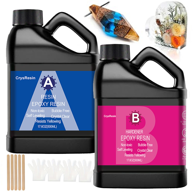 Resin Art Ratio - Resina Epossidica Trasparente Cristallina 1:1 Kit