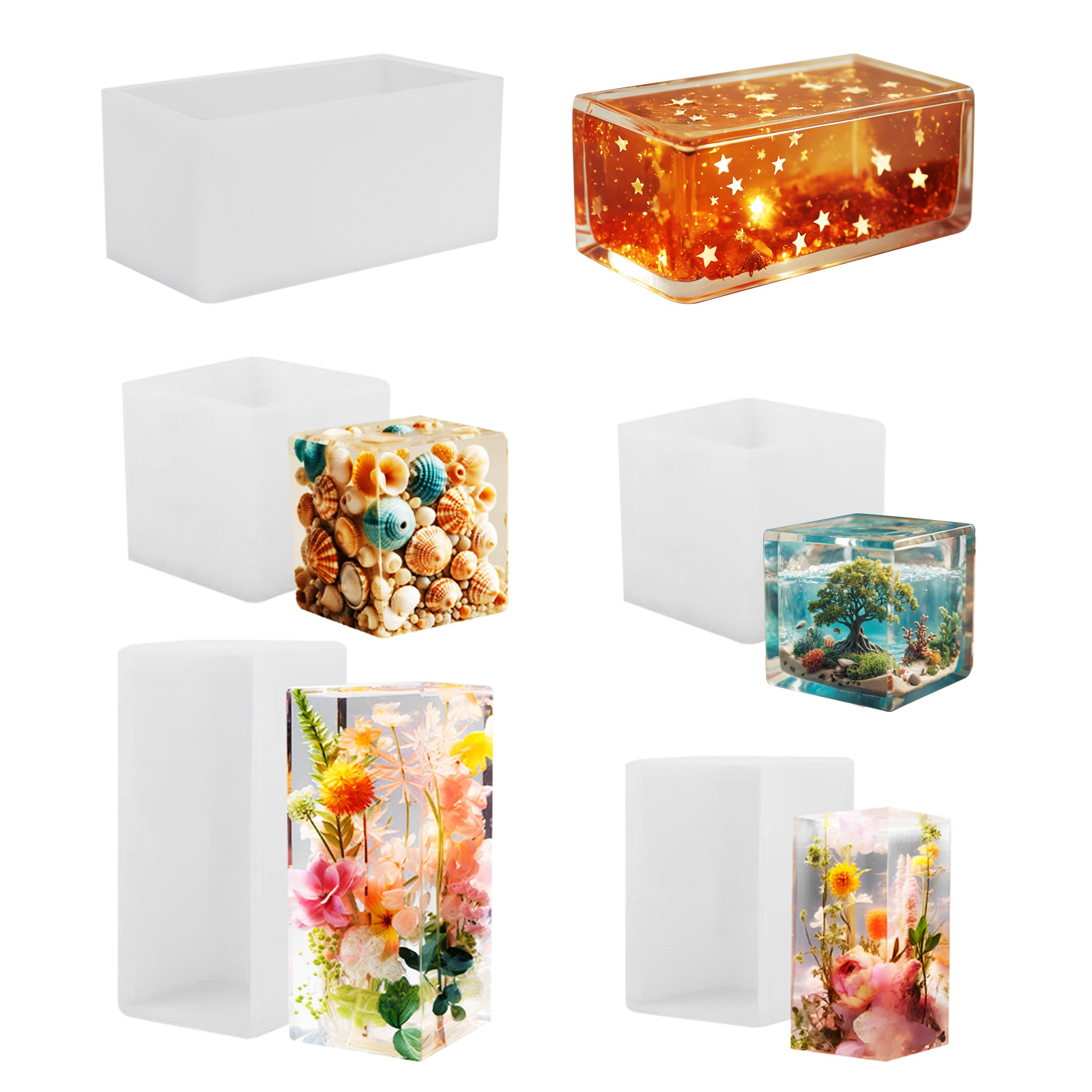 Resin Art Glue - Stampo in Silicone per Resina Epossidica,