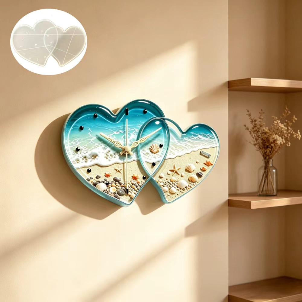 Resin Art Clock - Stampo in resina siliconica a forma