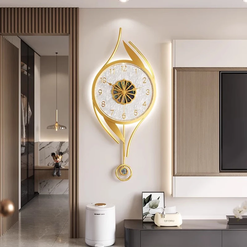 Resin Art Clock - Orologi da parete murali artistici Led