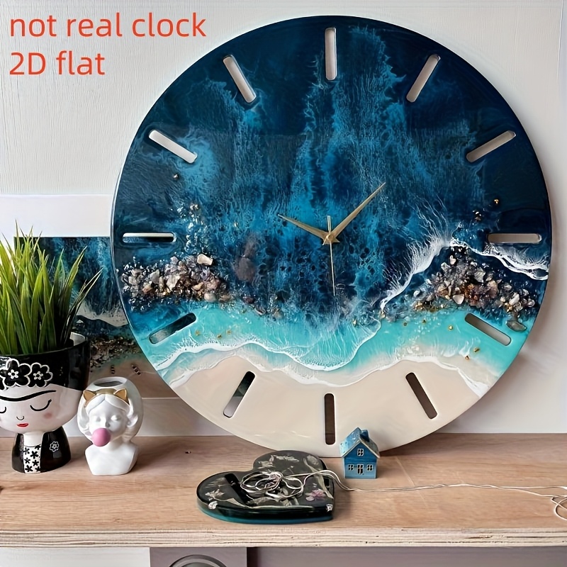 Resin Art Clock - Stampi per orologi fai da te,