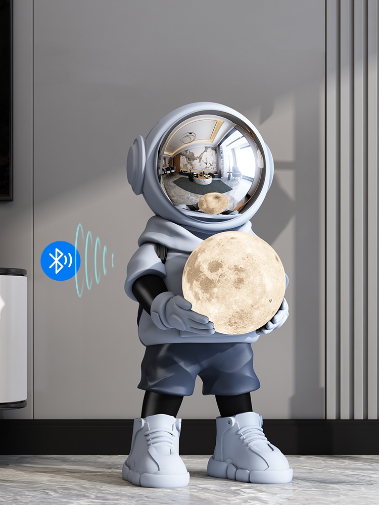 Resin Art In Floor - Decorazioni per la casa Bluetooth astronauta