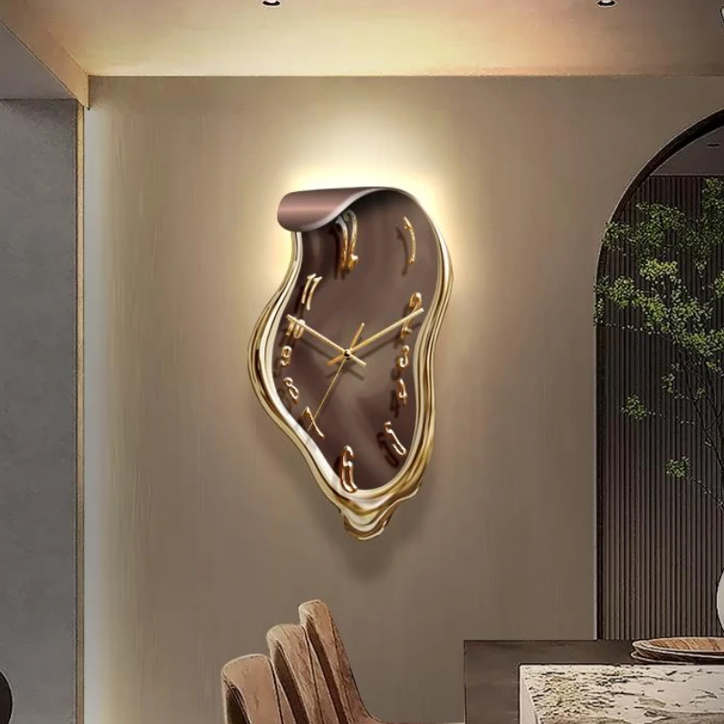 Resin Art Clock - Orologio da Parete Moderno di Lusso,