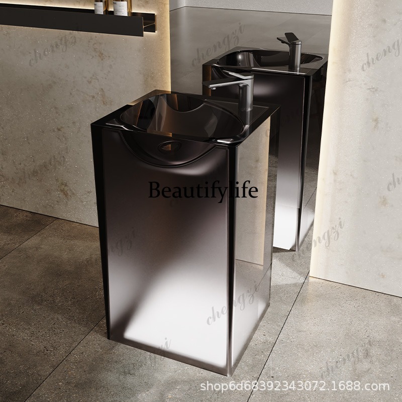 Lavabo a colonna in resina tra - Resin Art In Floor recensione e prezzo