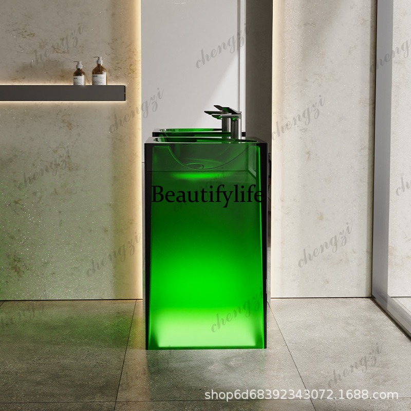 Lavabo a colonna in resina tra - Resin Art In Floor recensione e prezzo