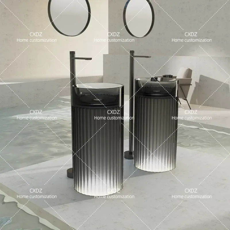 Lavabo Integrato da Pavimento  - Resin Art In Floor recensione e prezzo