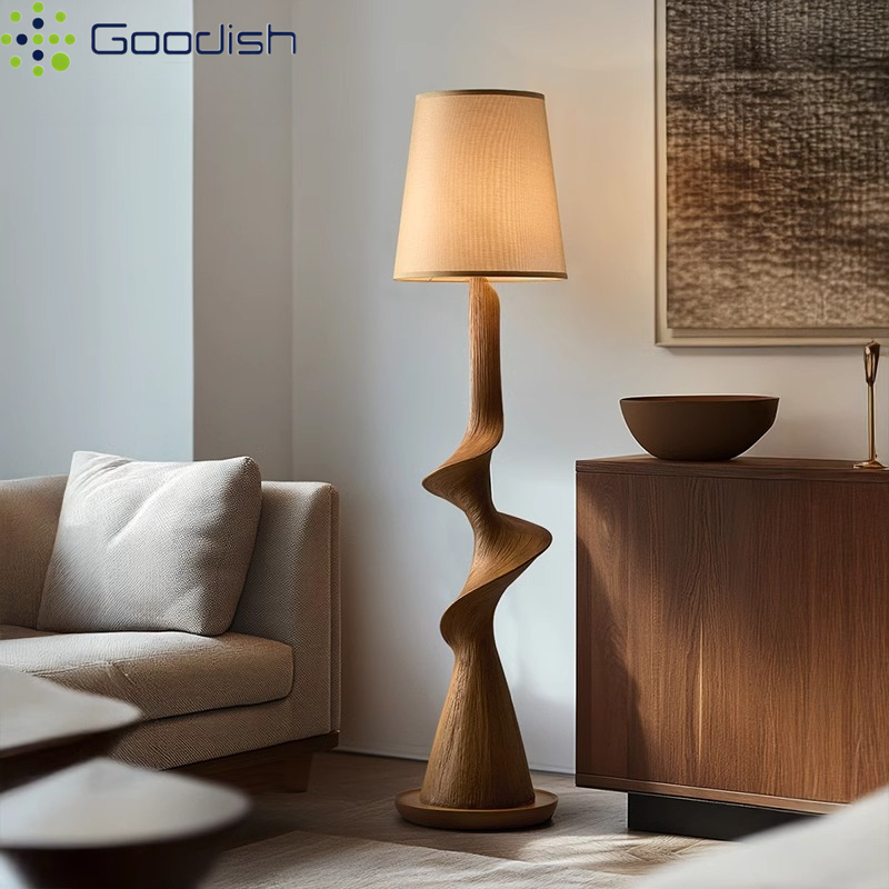 Lampada da Terra LED in Legno  - Resin Art In Floor recensione e prezzo