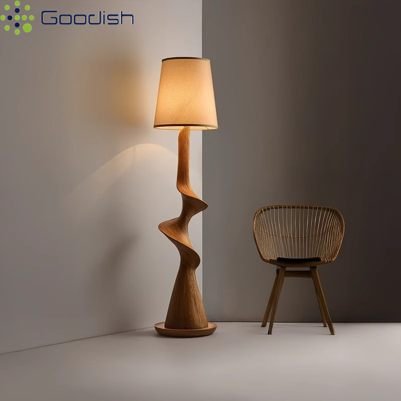 Lampada da Terra LED in Legno  - Resin Art In Floor recensione e prezzo
