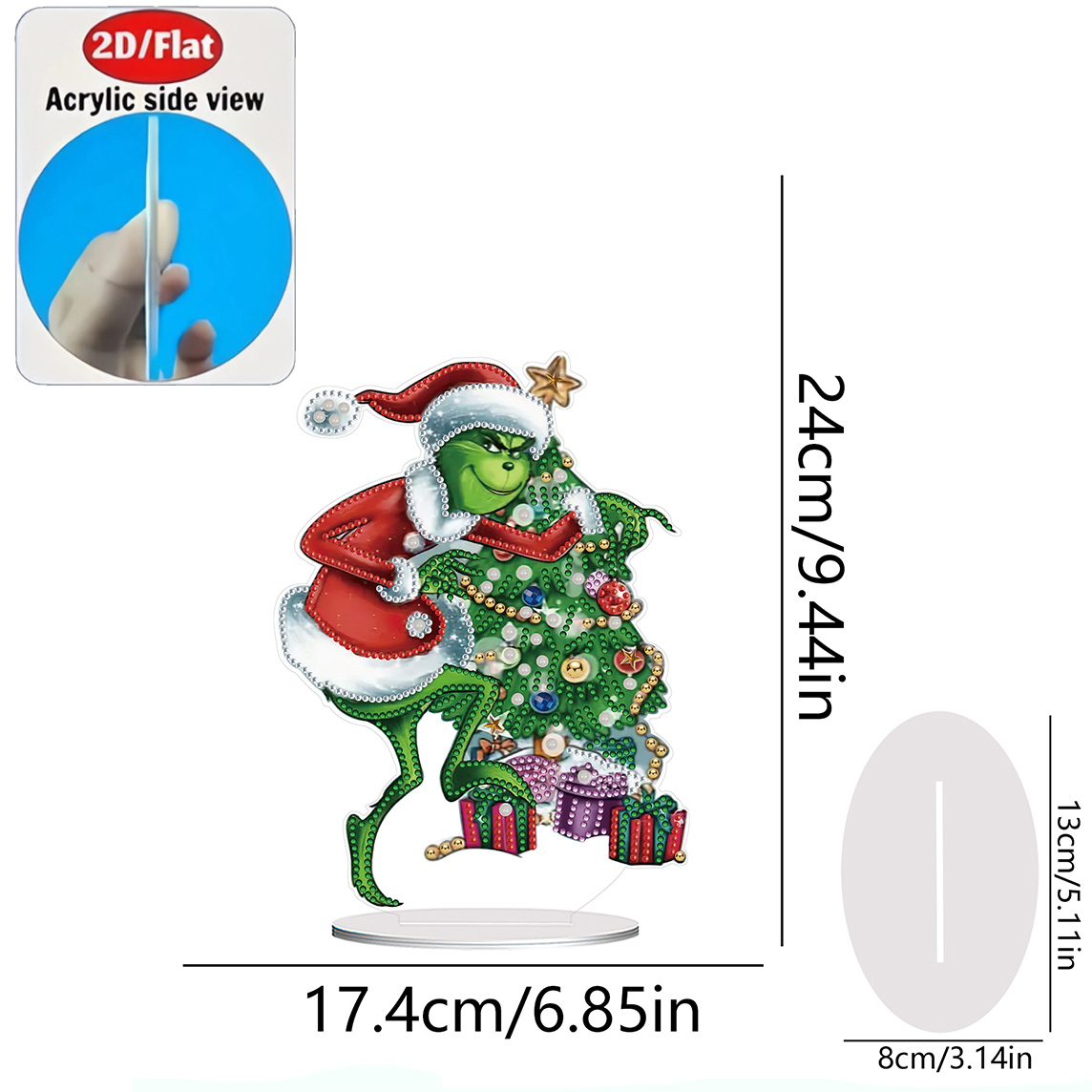 Set di Ornamenti da Tavolo 2D  - Resin Art Glitter recensione e prezzo
