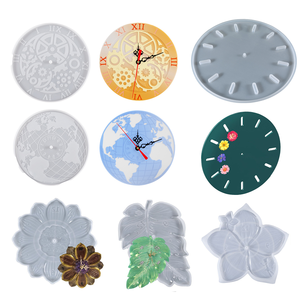 Mappa del mondo Foglia di loto - Resin Art Clock recensione e prezzo