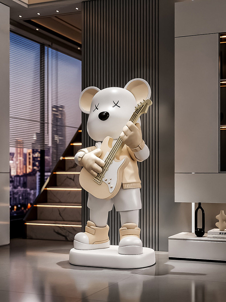 Chitarra Amore Orso Statua Sal - Resin Art In Floor recensione e prezzo