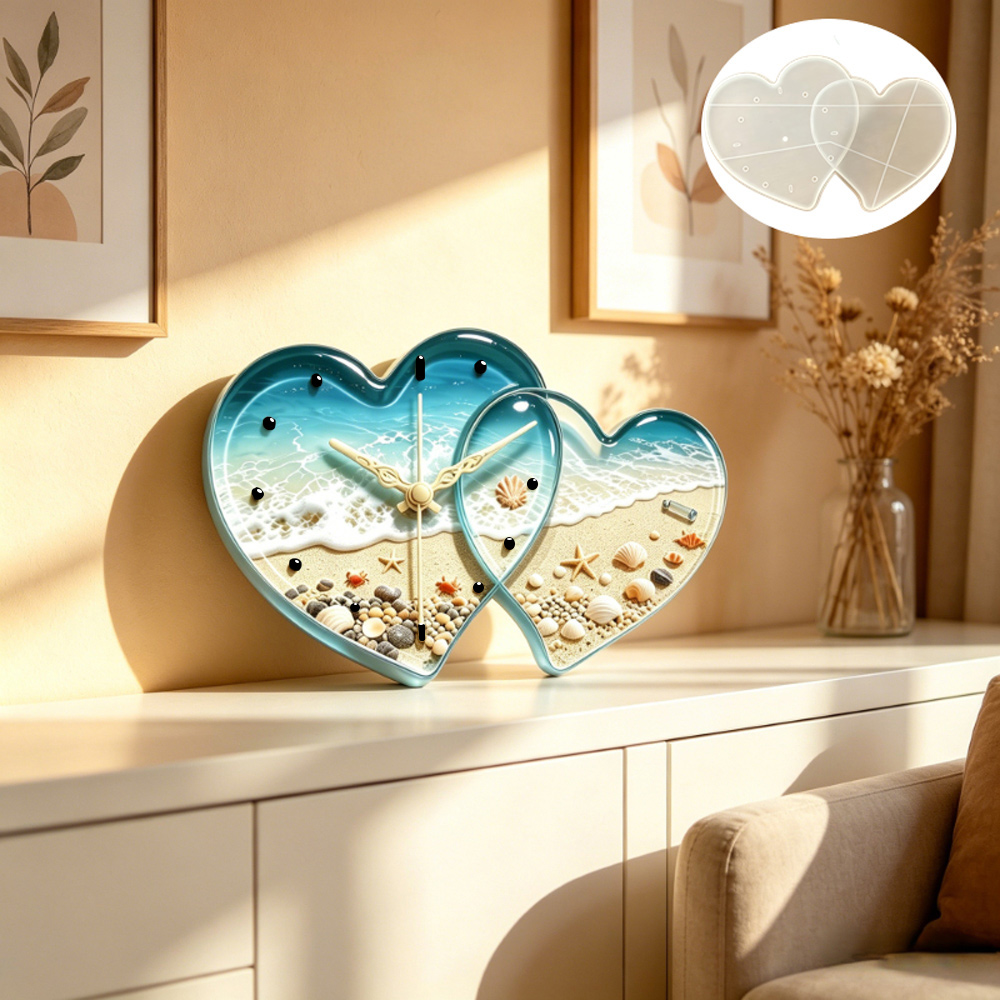 Stampo in resina siliconica a  - Resin Art Clock recensione e prezzo
