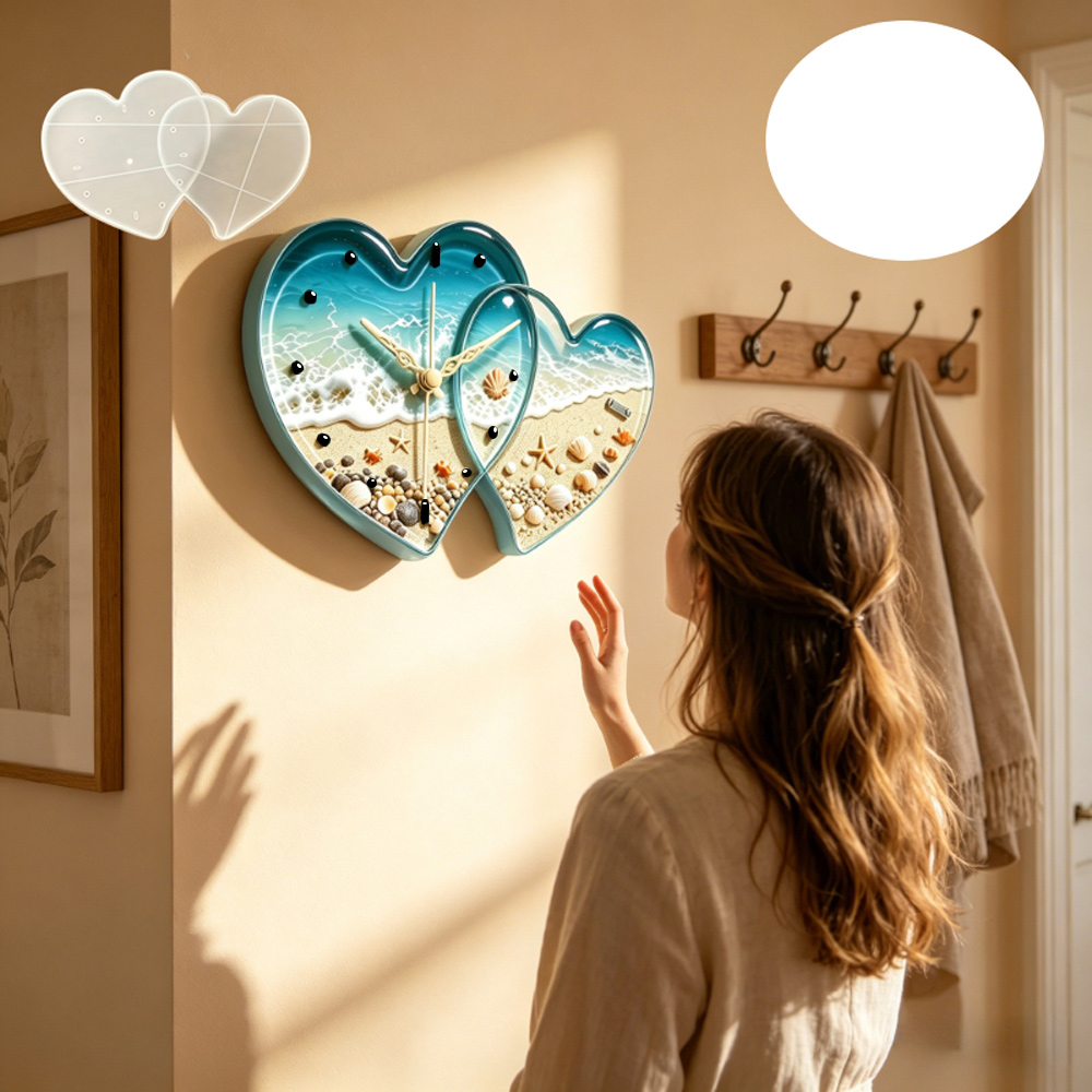 Stampo in resina siliconica a  - Resin Art Clock recensione e prezzo