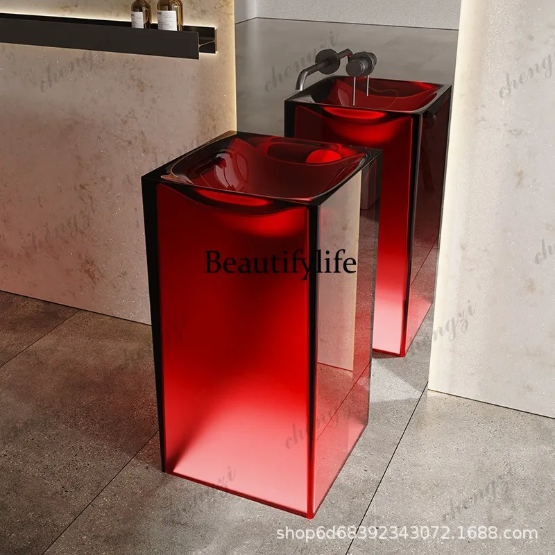 Lavabo a colonna in resina tra - Resin Art In Floor recensione e prezzo