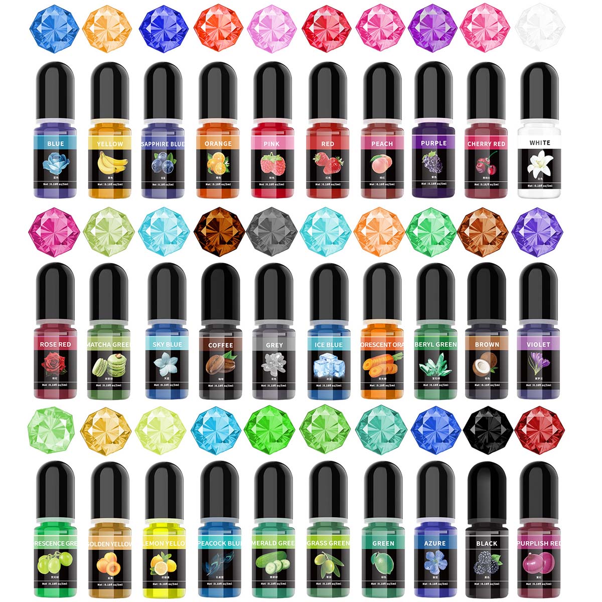5 ml/bottiglia di resina eposs - Resin Art Glue recensione e prezzo